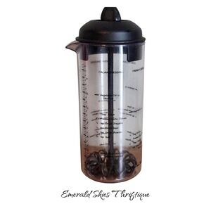 Pampered Chef 2265 Measure Mix Pour Salad Dressing Mixer Maker Retired free ship